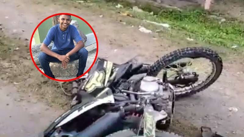 Motociclista muerto en La Ceiba