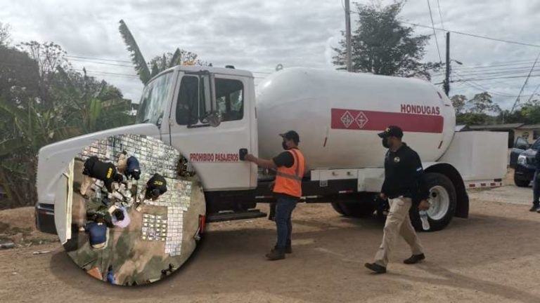 Chofer de cisterna con cocaína