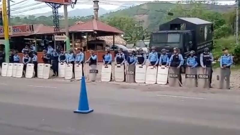 Los agentes evitarán que cierren el paso.