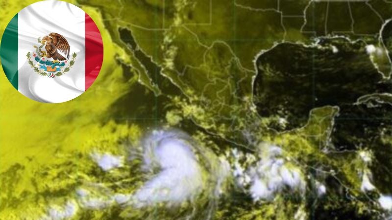 Huracán Adrián acaba con la ola de calor en 5 estados de México