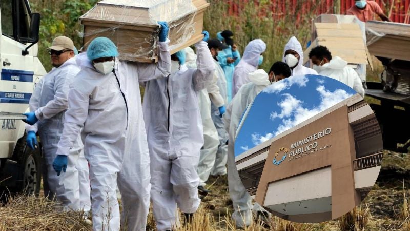 MP entierra en cementerio humanitario 26 cadáveres no reclamados en Honduras