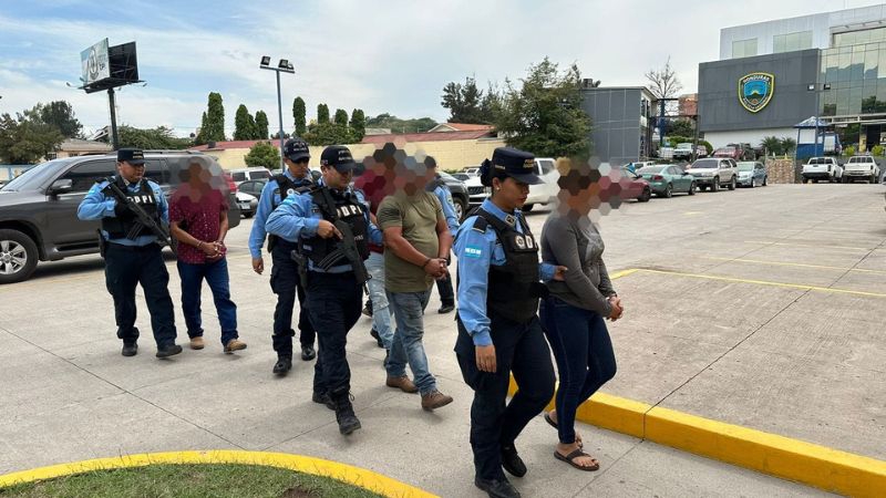 Detenidos Comayagua 