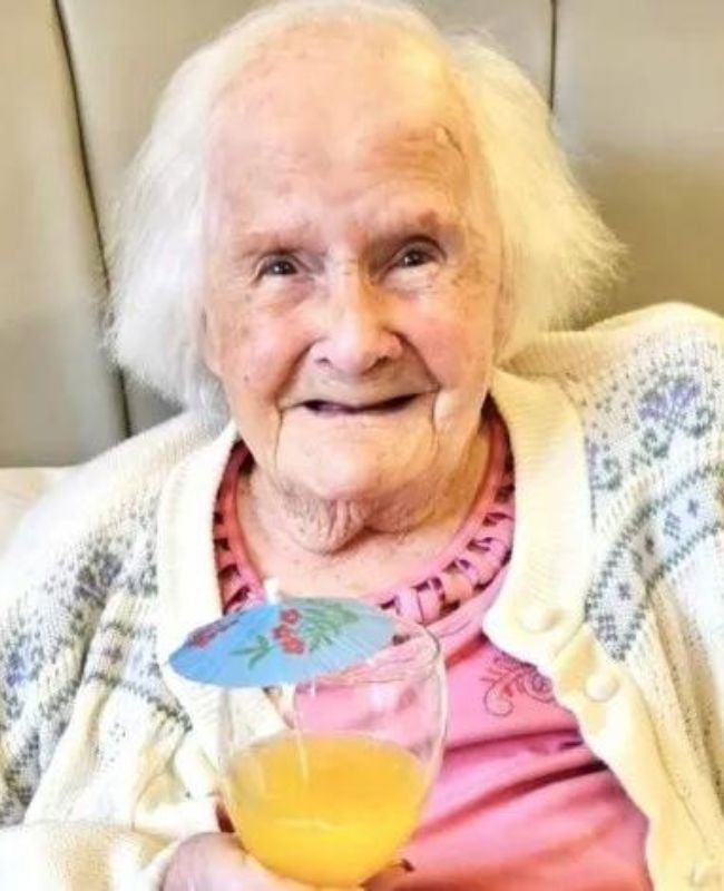 mujer de 108 años da su secreto