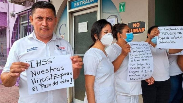 Paralizan hospitalizaciones en IHSS de Choluteca por falta de pago