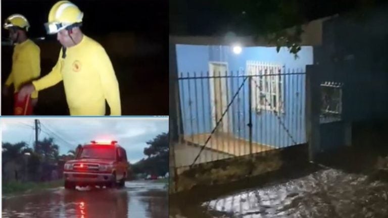 Las fuertes lluvias inundan 13 viviendas en Catacamas, Olancho