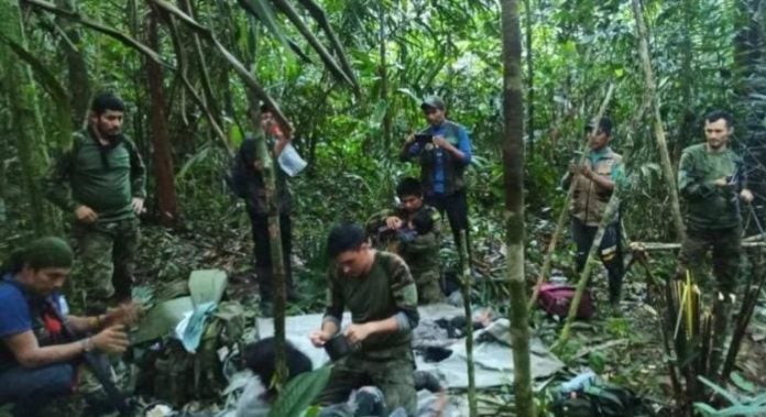 Niños rescatados cumplieron años selva