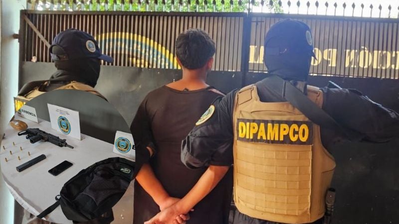 DIPAMPCO captura a dos miembros de la pandilla 18 en Choloma