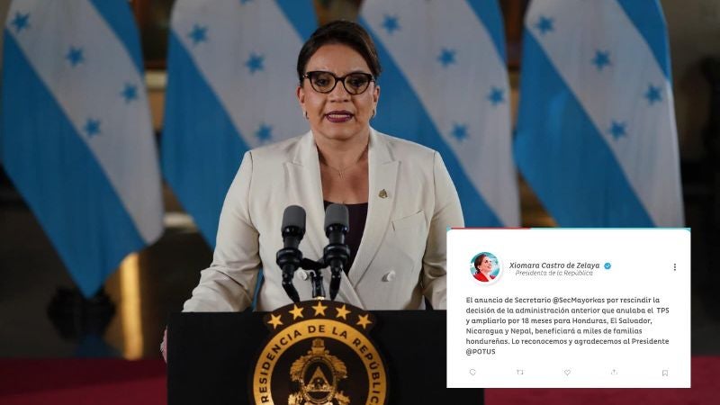 Xiomara agradece ampliación TPS