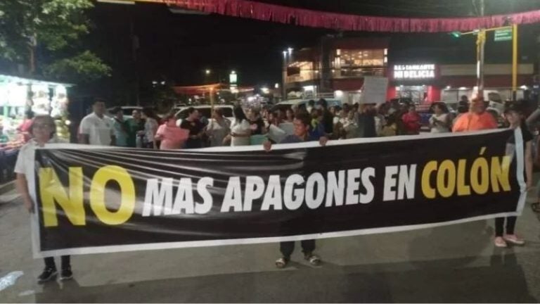 Marcha por lo apagones