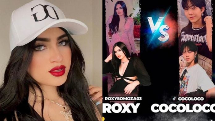 Roxanna batalla contra coreano en TikTok