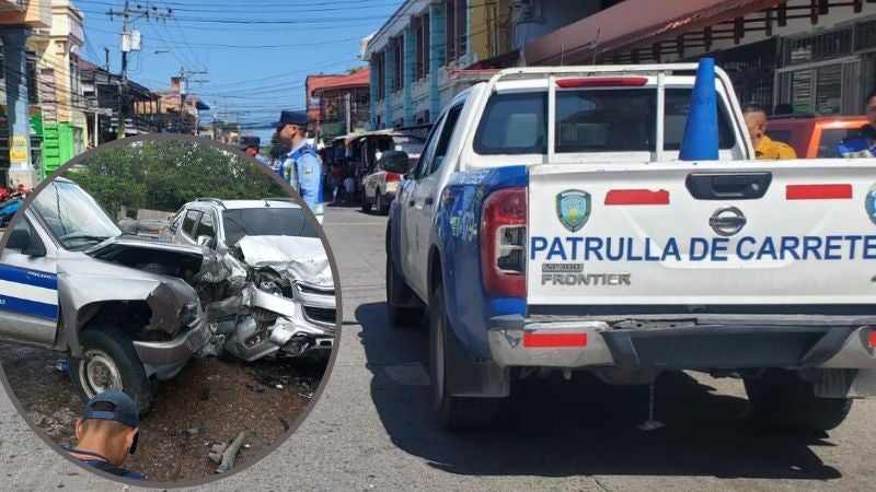 Fuerte accidente vial deja dos heridos en La Granja, TGU
