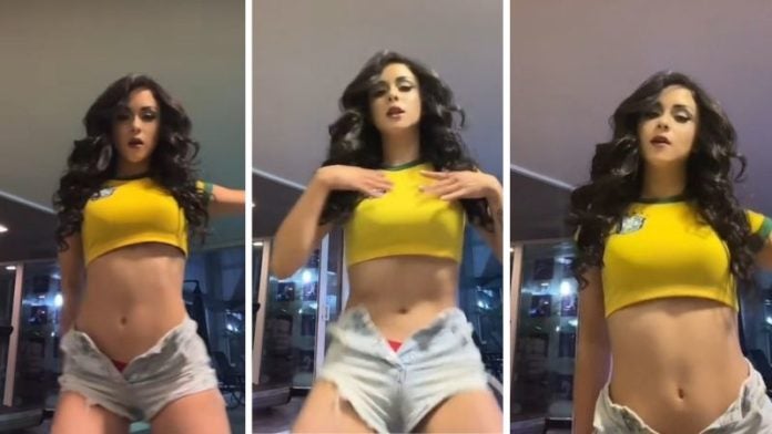 Ónice Flores bailando