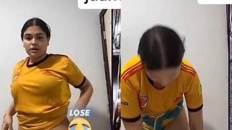 La Juanchi se quita panty en TikTok