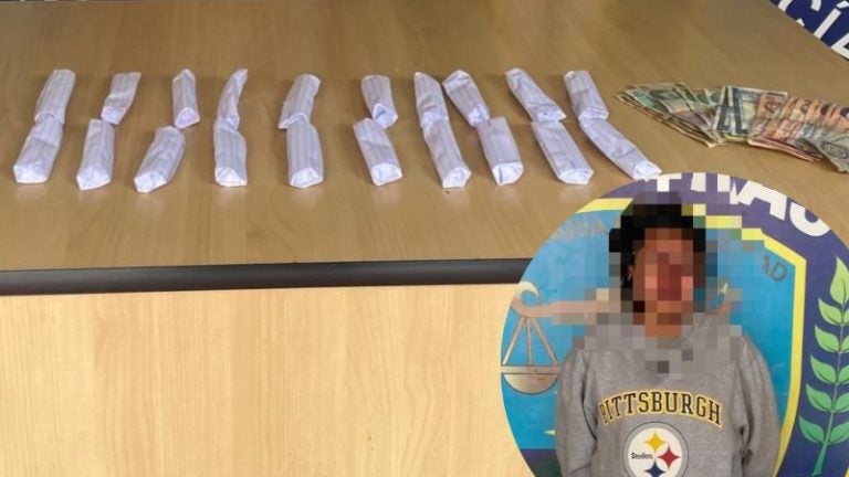 Capturan a una mujer con droga y dinero efectivo en Cantarranas