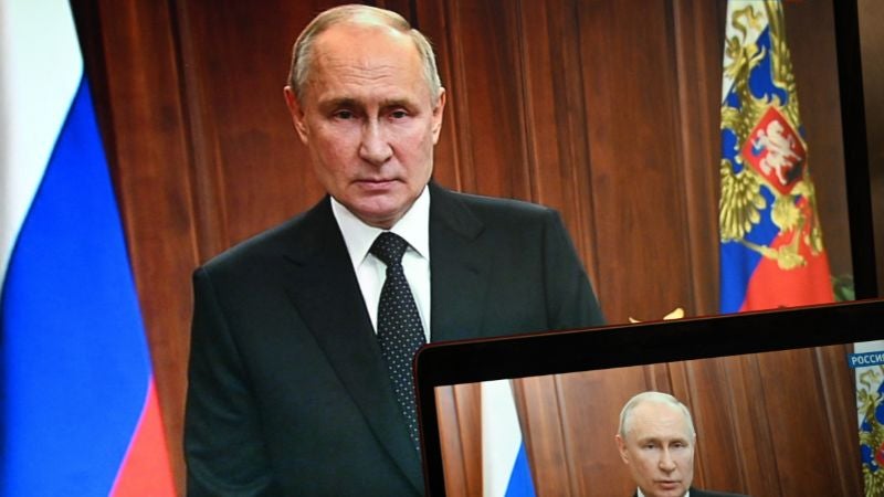 Putin denuncia "traición" grupo Wagner