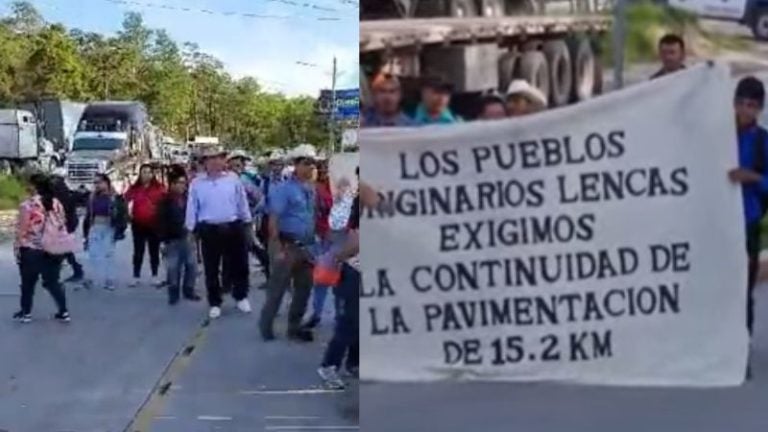 Protesta en la CA4: exigen pavimentación