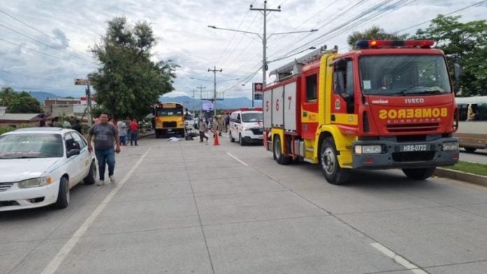 Dos personas mueren accidente Comayagua