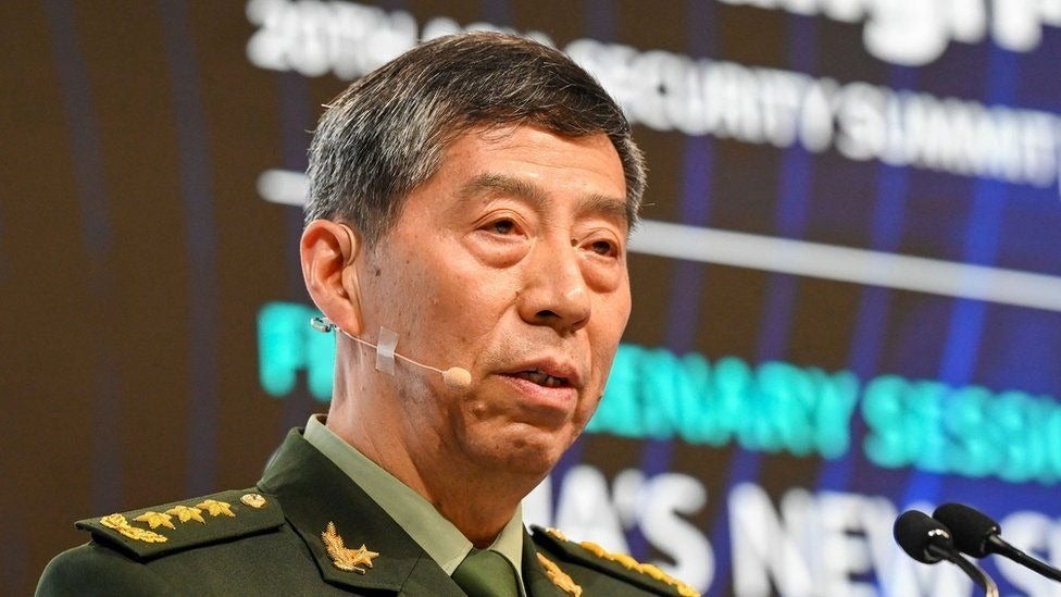 Li Shangfu, secretario de Defensa de China.