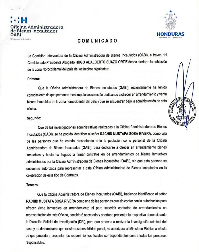 Comunicado