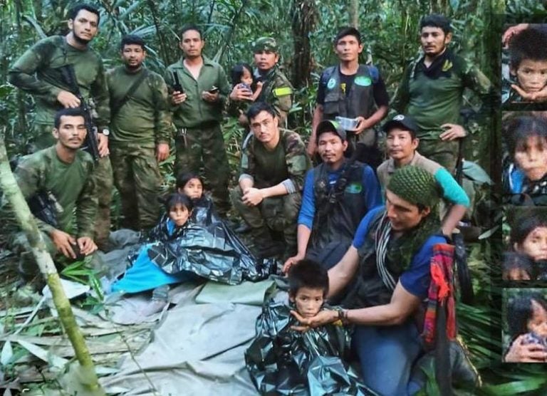 ¿Cómo sobrevivieron 4 niños durante 40 días en la selva colombiana?