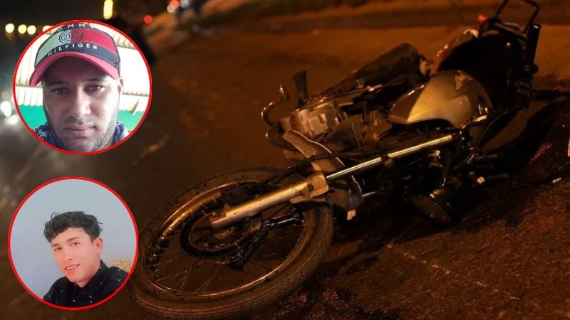 motociclistas mueren tras chocar Yoro