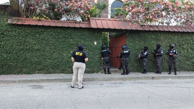 Allanamientos en departamentos de Honduras