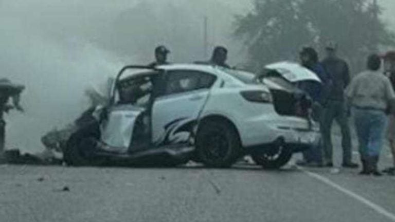 Accidente de cuatro jóvenes en Texas