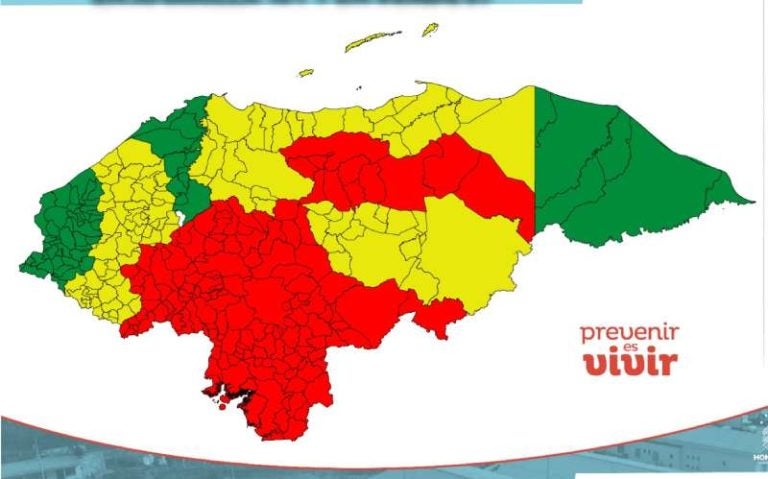 Alerta roja por sequía Honduras