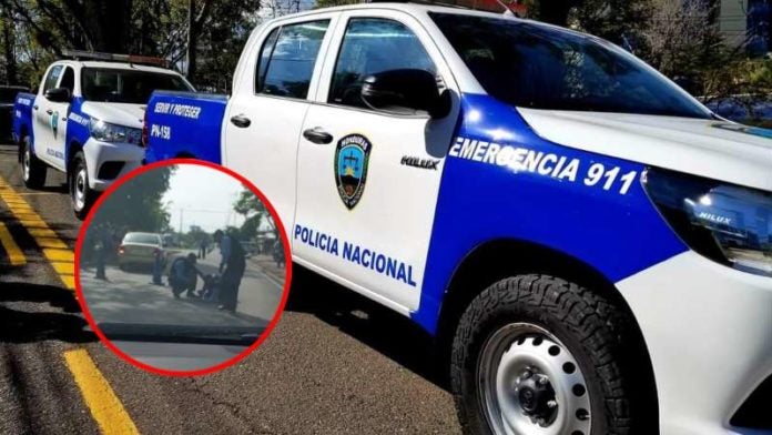 Atropellan a policía en un retén en SPS