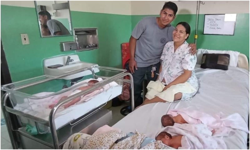 Nacen trillizas en el Catarino Rivas de San Pedro Sula