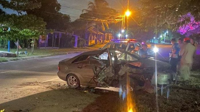 Accidente con personas heridas en Choloma