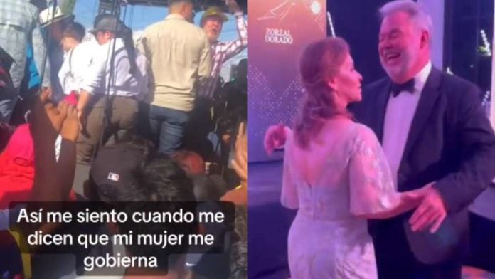 Contreras vídeo con su esposa