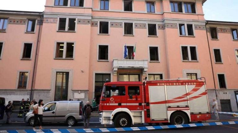 Incendio en asilo de ancianos Milán