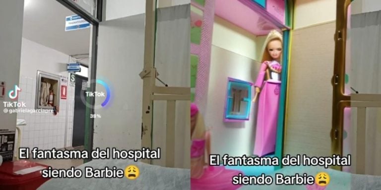 Fantasma en filtro de Barbie