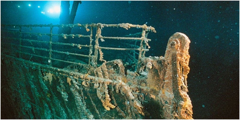 Restos del Titanic. 
