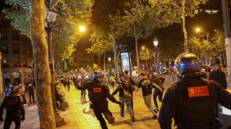 Detenidos disturbios Francia