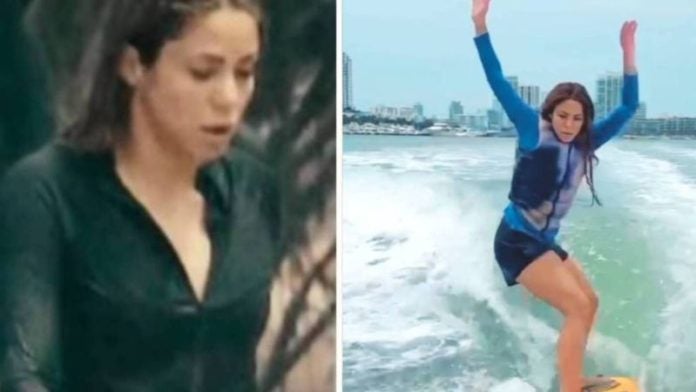 Shakira sufre accidente mientras surfeaba en Costa Rica