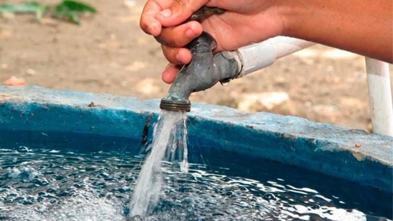 Distribución de agua potable durante la primera semana de julio en la capital