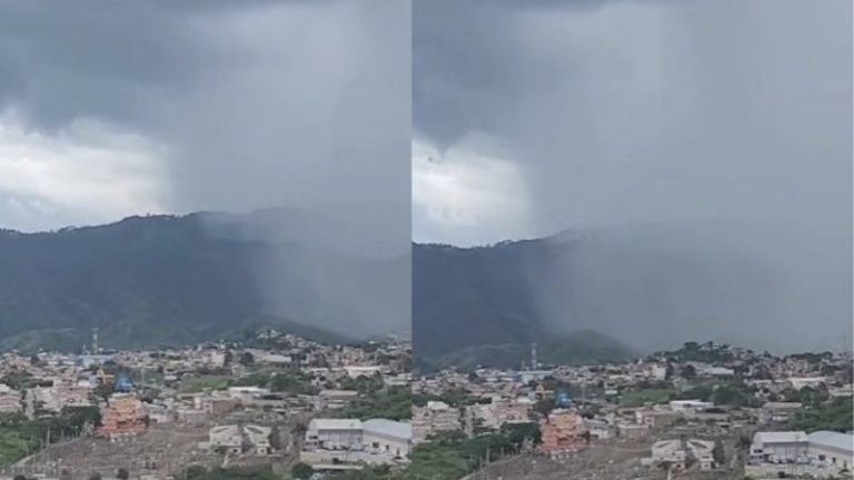 Capitalina capta nube lluvia