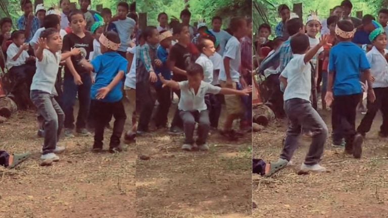 Niños sorprenden bailando punta