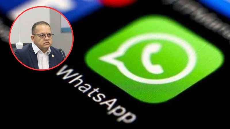 Ministro seguridad intervención WhatsApp