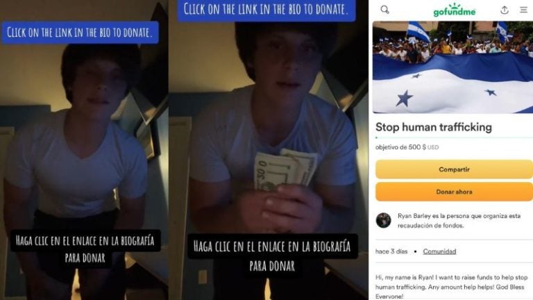 Tiktoker de EEUU busca apoyo para frenar la trata de personas hondureñas