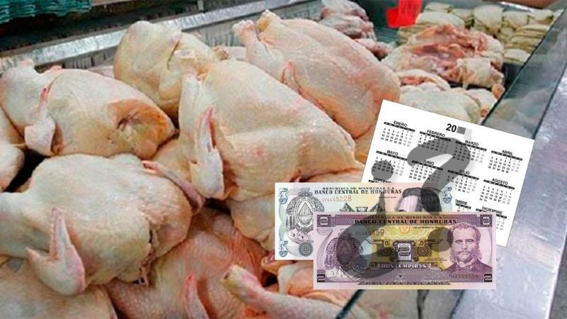 Adecabah: Hace 28 años la libra de pollo costaba L 7