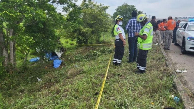 Hondureños muertos accidente Tabasco
