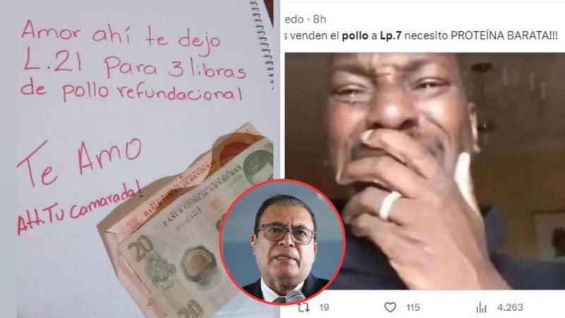 Los mejores memes sobre el precio de 7 lempiras de la libra de pollo