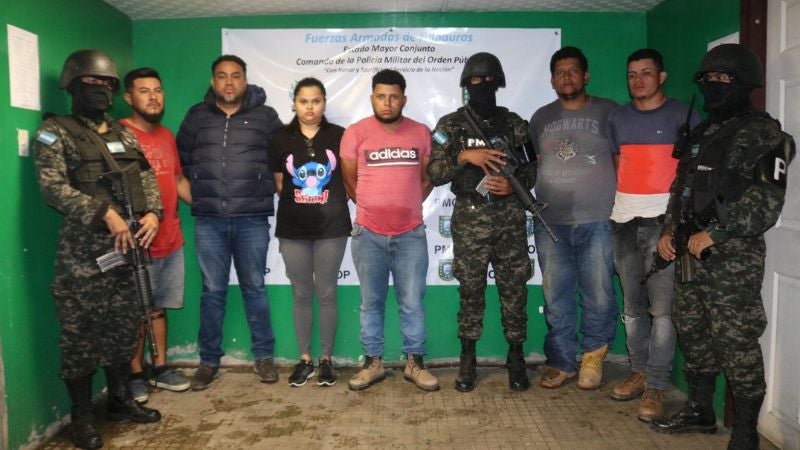 Liberan a seis personas tras ser detenidas por narcotráfico, en Guaimaca