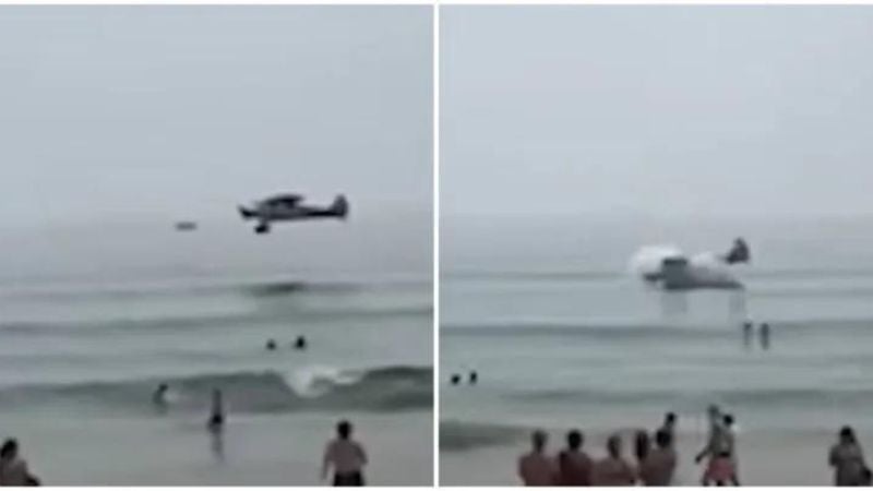 Avioneta se estrella en una playa de New Hampshire, EEUU