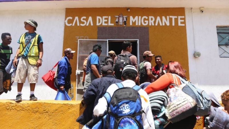 Casa del migrante en Choluteca