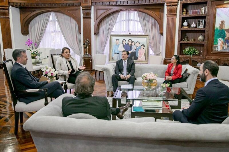Xiomara se reunió con la misión de expertos de la ONU
