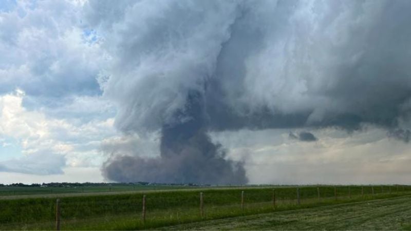 Tornado aterroriza Canadá